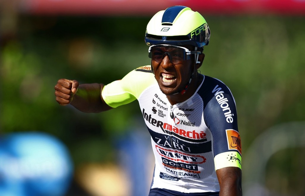 Biniam Girmany, the 25 year old Eritrean rider holds a legacy of being the first African rider to climb the podium as a silver medalist in the under-23 men’s road race at the UCI Road World Champions