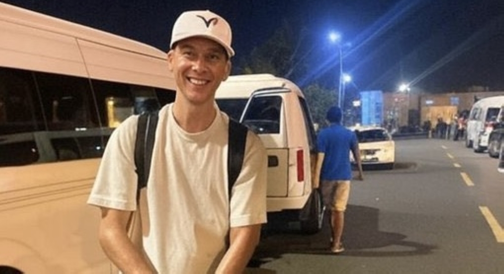 Tadej Pogacar arrived in Kigali on Thursday, September 18 for the UCI Road World Championships-courtesy