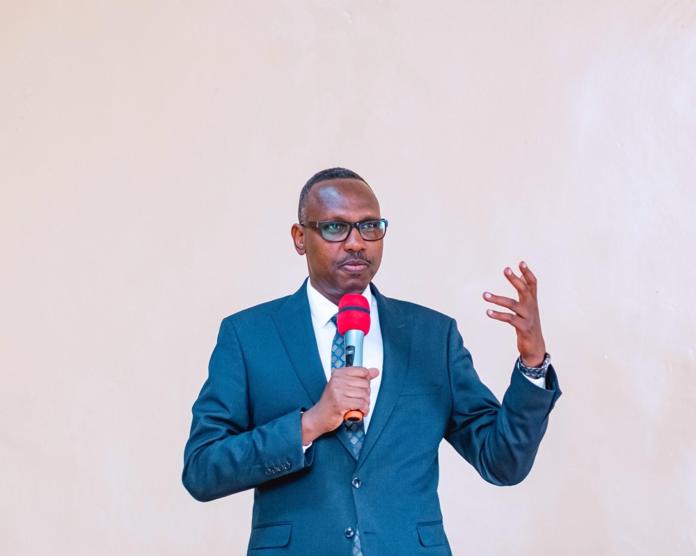 Raphael Ngarambe was re-ected as president of Rwanda volleyball federation 