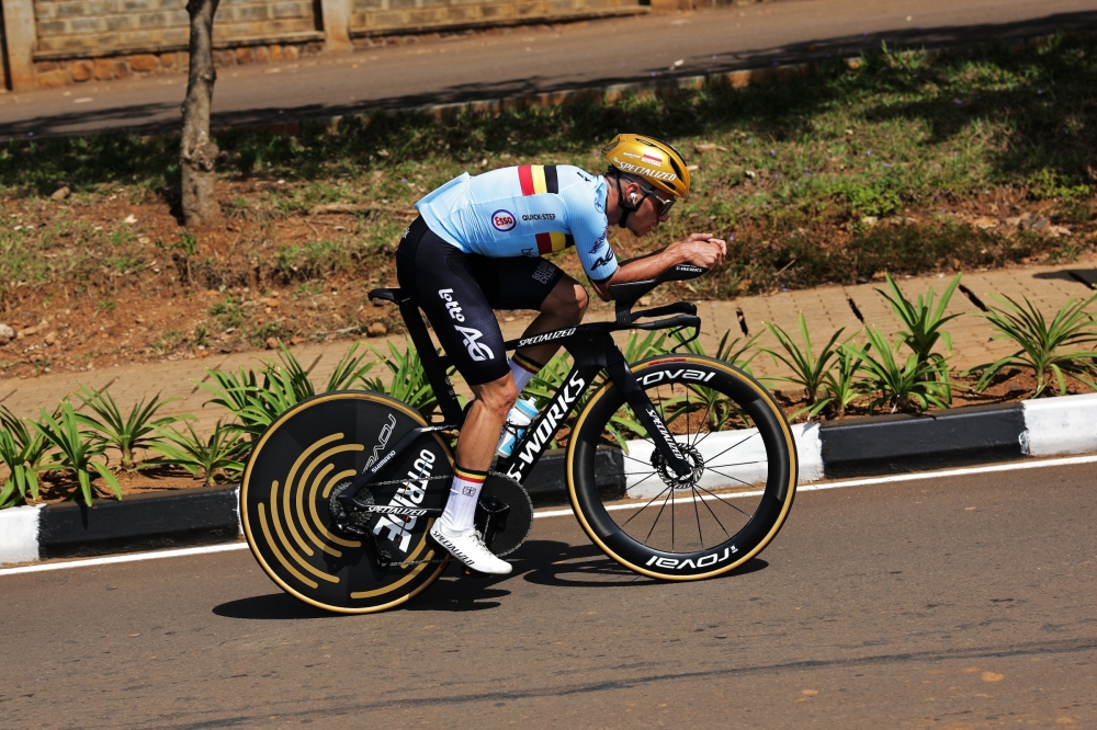 Reigning world champion Remco Evenepoel of Belgium will defend his title. Courtesy
