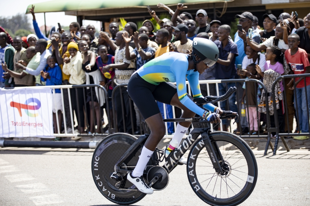 Xaverine Nirere says starting UCI 2025 race in Kigali is a proud moment for herself and African riders in general. Dan Gatsinzi