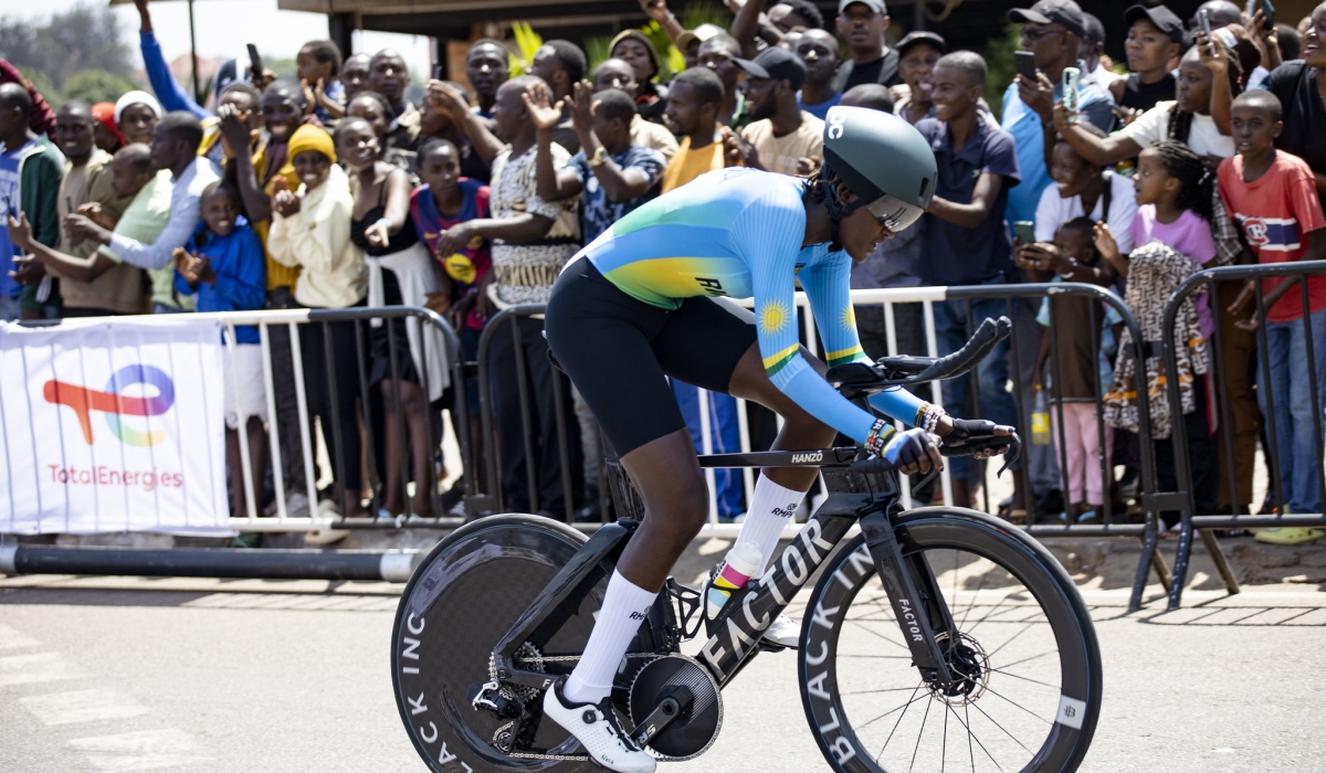 Xaverine Nirere says starting UCI 2025 race in Kigali is a proud moment for herself and African riders in general. Dan Gatsinzi