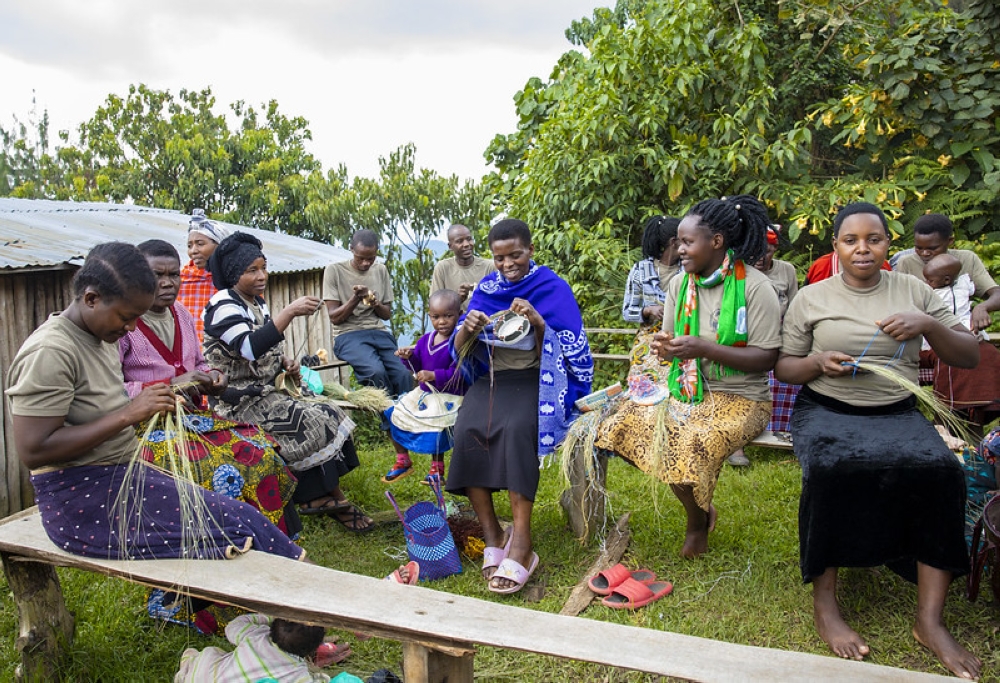 Nkuringo Artisan Women, one of the groups supported by IGCP through trainings.