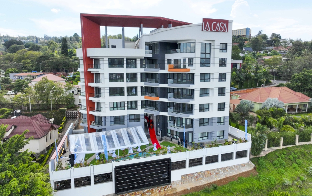 A view of LACASA Kiyovu in Nyarugenge. With over 300 completed projects in more than 20 countries, LACASA Kiyovu marks its first completed residential project in Rwanda.