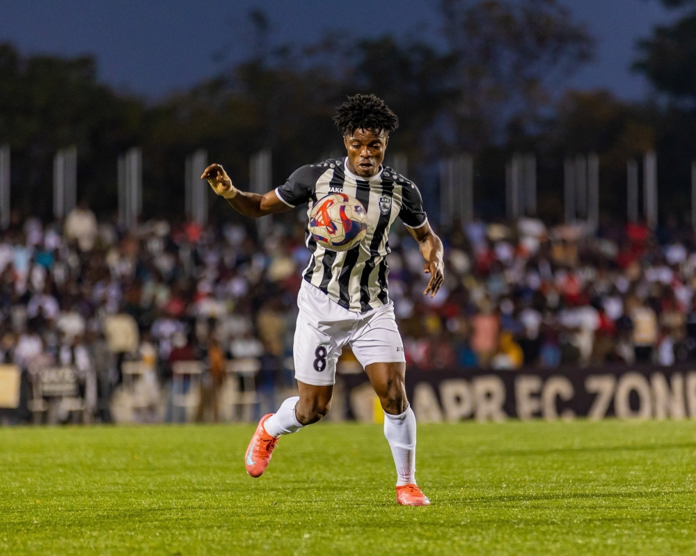APR FC midfielder Memel Raouf Dao during a game at Kigali Pele stadium. File