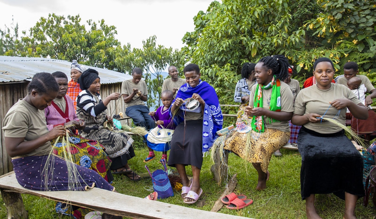 Nkuringo Artisan Women, one of the groups supported by IGCP through trainings.