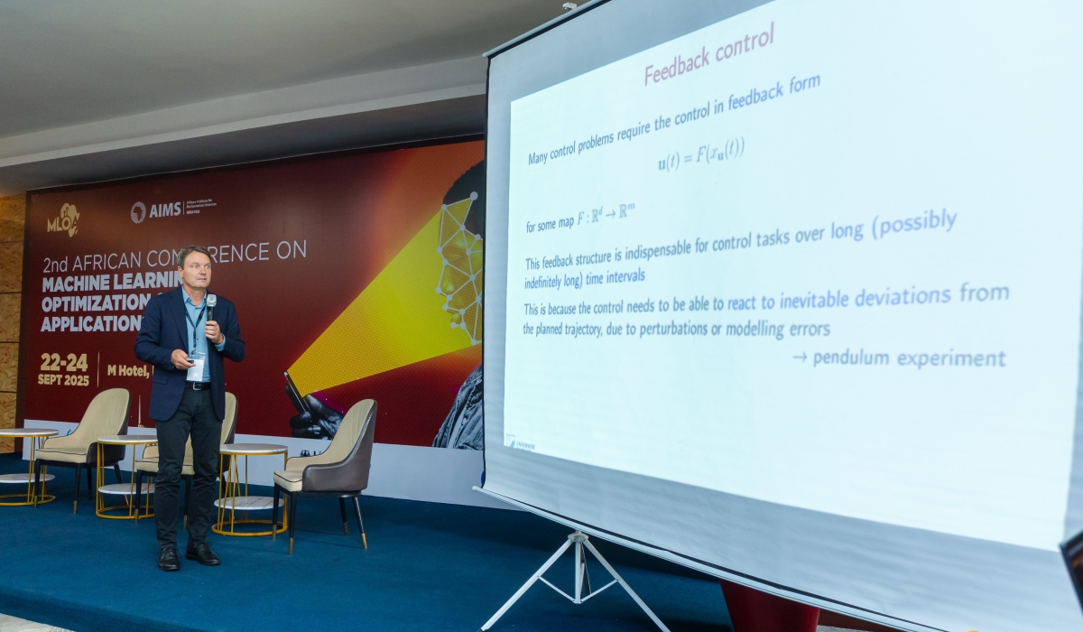 The second African Conference on Machine Learning, Optimisation and Applications (MLOA) on September 23 