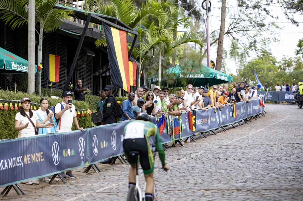 A view of the cobbled street of Kimihurura &#039;Cote de Kimihurura&#039; that is ranked the most challenging route in UCI 2025 in Kigali. Dan Gatsinzi.