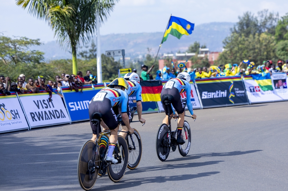 According to the organizers, some fans travelled from all over the world to watch the 2025 UCI Road World Championships in Kigali. Photo by Olivier Mugwiza