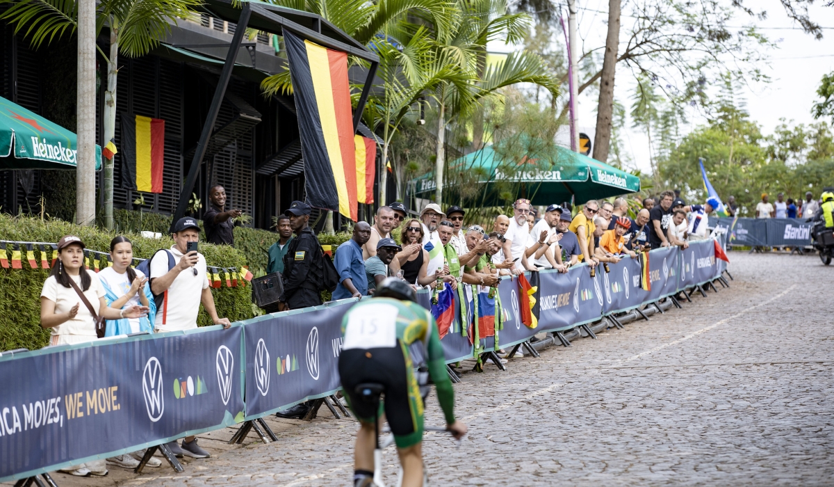 A view of the cobbled street of Kimihurura &#039;Cote de Kimihurura&#039; that is ranked the most challenging route in UCI 2025 in Kigali. Dan Gatsinzi.