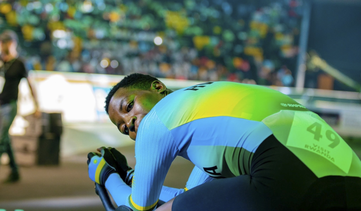 Martha Ntakirutimana, Team Rwanda rider during a warm-up before starting the UCI Road World Championships in Kigali.  On September 22, she proudly represented Rwanda in the Women’s U23 Individual Time Trial at the 2025 UCI Road World Championships in Kigali. RBA