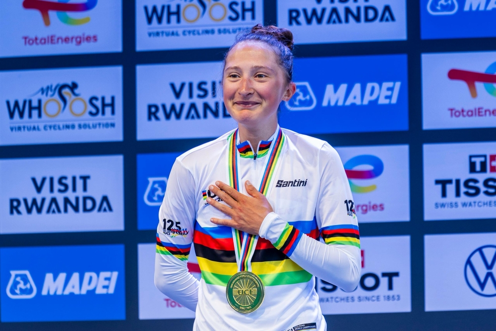 Canadian rider Magdeleine Vallieres was crowned women’s world champion after an impressive performance in Kigali on Saturday, September 27.
