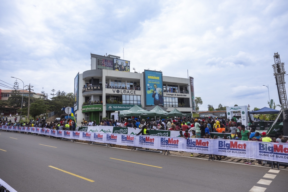 A quite busy Kabuga ka Nyarutarama fan zone in Gasabo
