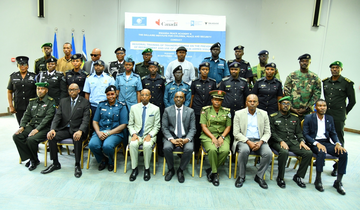 The training brought together military and police officers from five African countries as well as delegates from the EASF Headquarters.