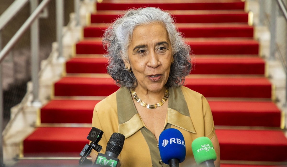 Brazil envoy to Rwanda Irene Vida Gala has suggested that Rwanda should expand its global sports partnerships to Brazilian clubs-Photo by Craish Bahizi