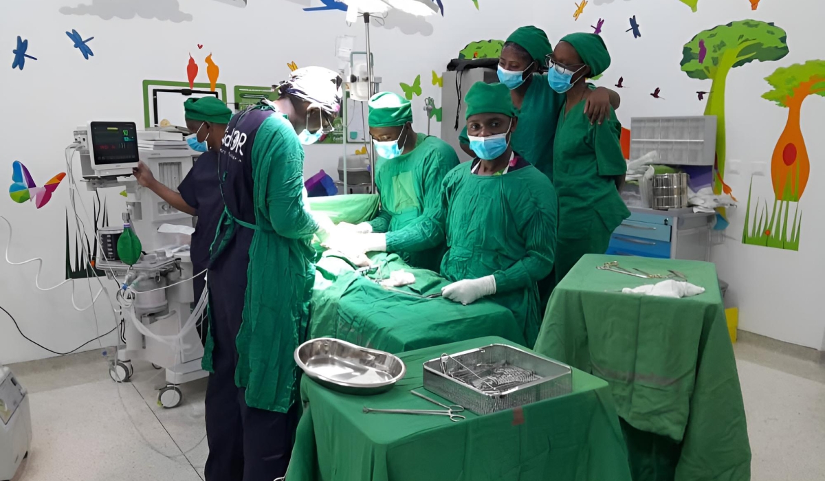 Doctors operate at Butaro Hospital in Burera District. Recent reforms to expand cancer treatment under Mutuelle de Santé were meant to ease access, but gaps remain. Courtesy