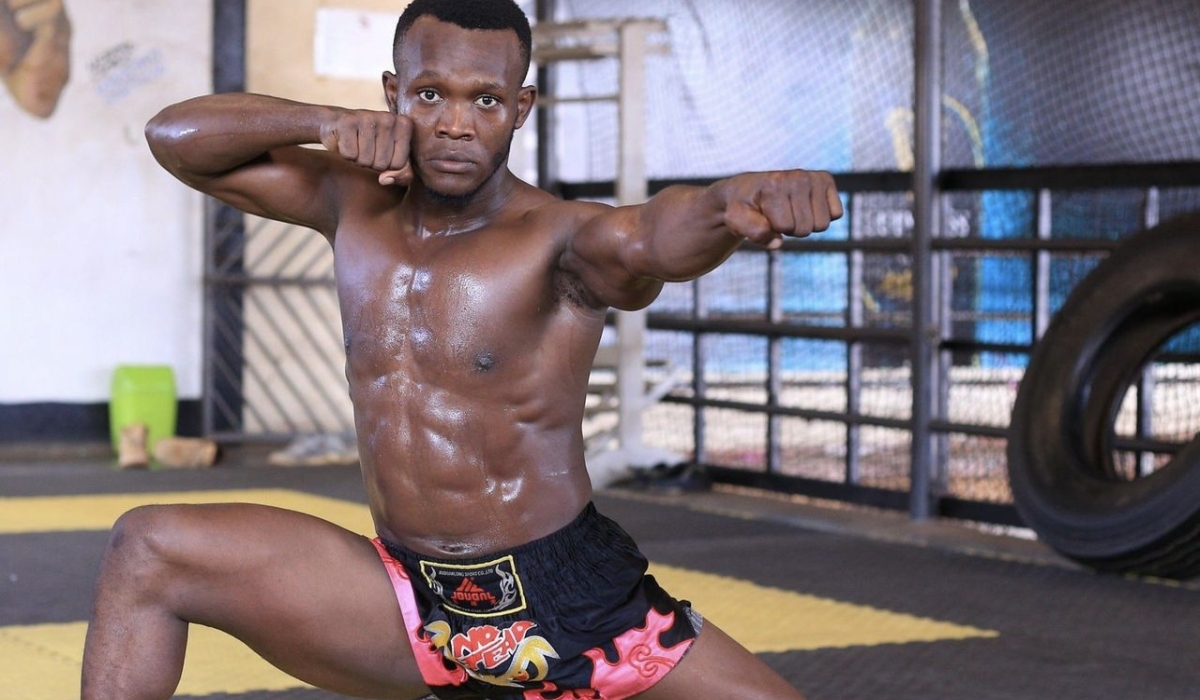 James  Bizimungu Opio, a Rwandan-born MMA fighter raised in Uganda. Courtesy