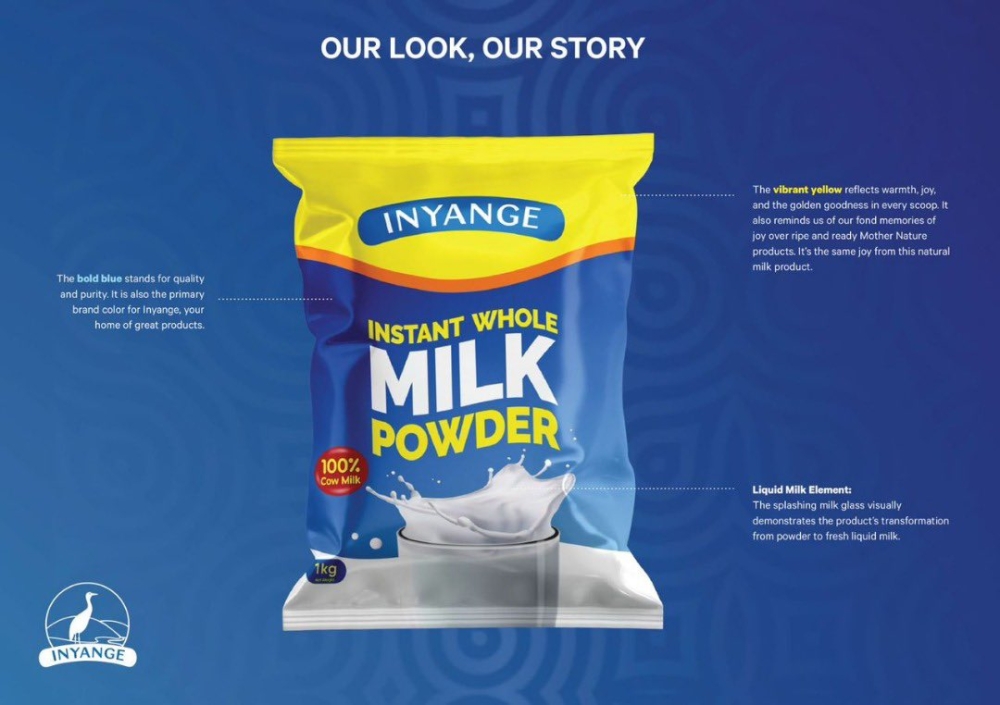 Inyange milk powder is now available in 1kg and 500G sachets in retail shops.One kilo goes for Rwf20,000, according to the food processing company.