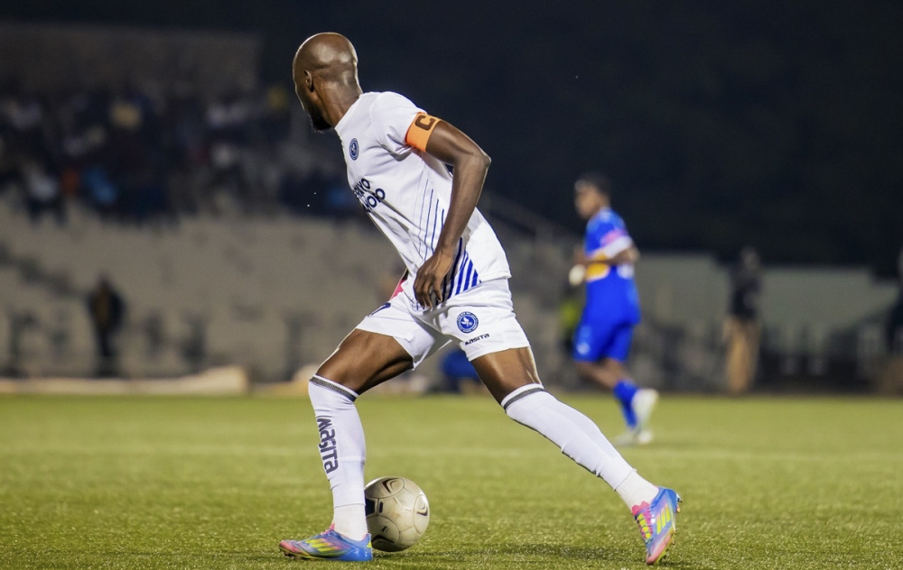 Police FC captain Eric Zidane Nsabimana during the game as they beat Rayon Sports