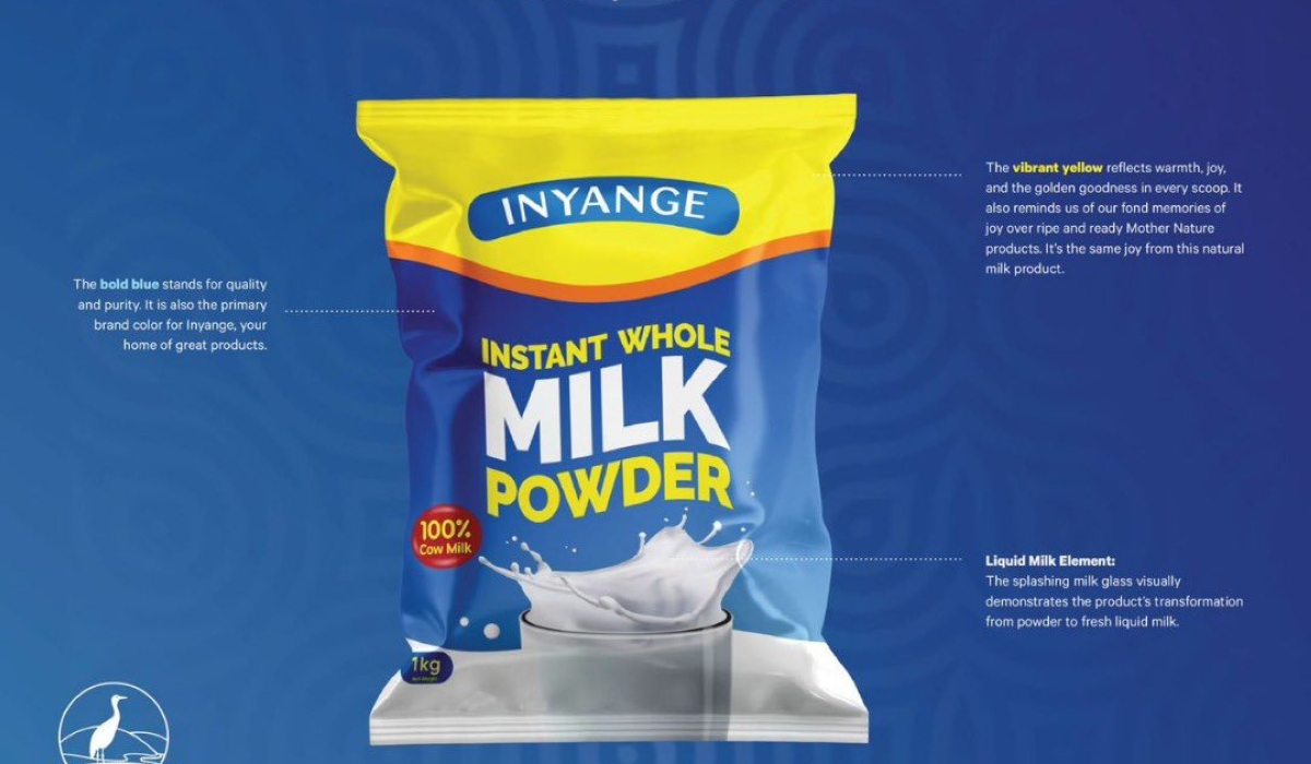 Inyange milk powder is now available in 1kg and 500G sachets in retail shops.One kilo goes for Rwf20,000, according to the food processing company.