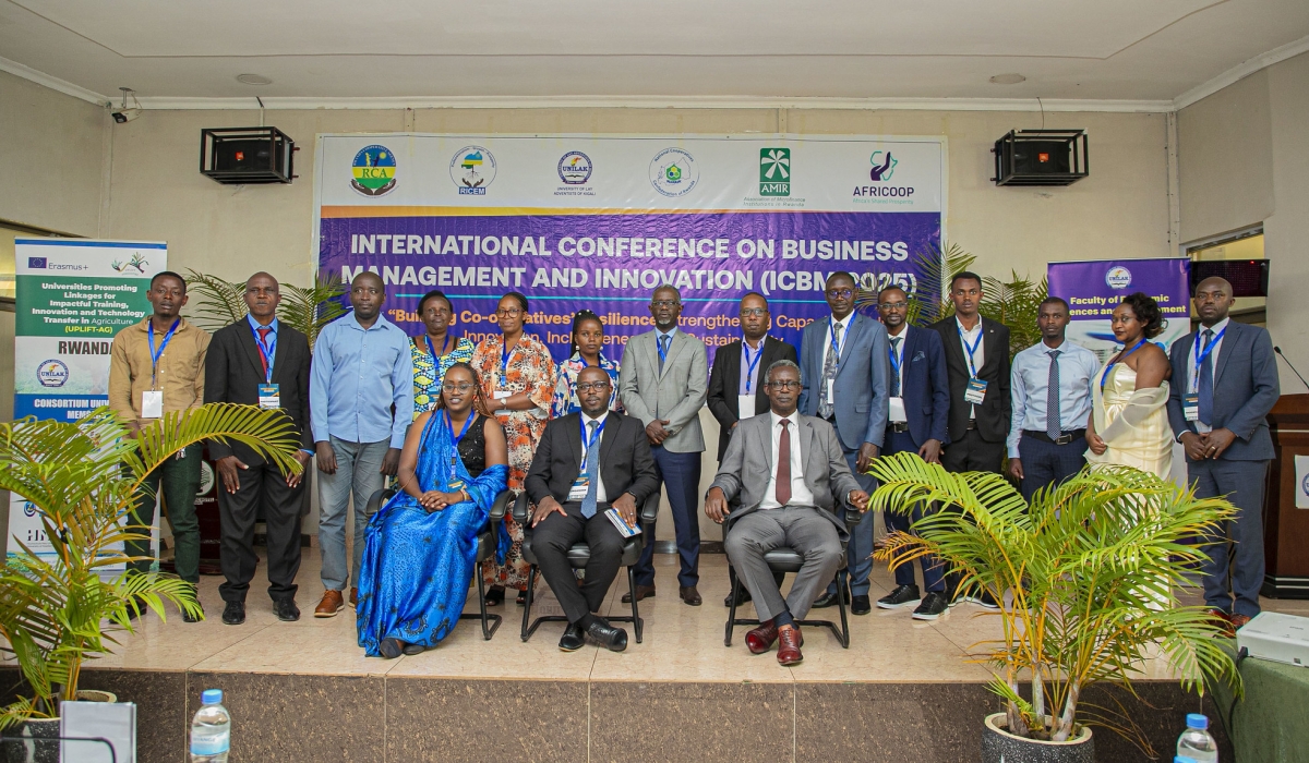 Some of over 200 cooperative representatives are convening in Kigali for the second International Conference on Business Management and Innovation (ICBMI 2025). Kellya Keza