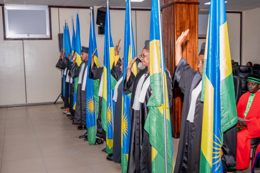 The High Council of the Judiciary promoted 33 judges and registrars on October 3. Courtesy