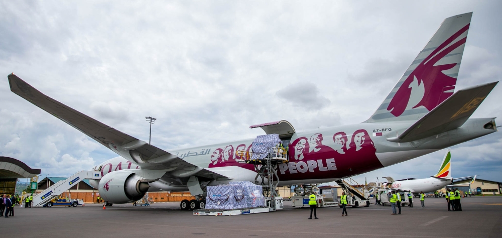 Rwanda is partnering with Qatar Airways Cargo to improve air freight capacity and help agricultural exporters access international markets. Photo by Olivie Mugwiza