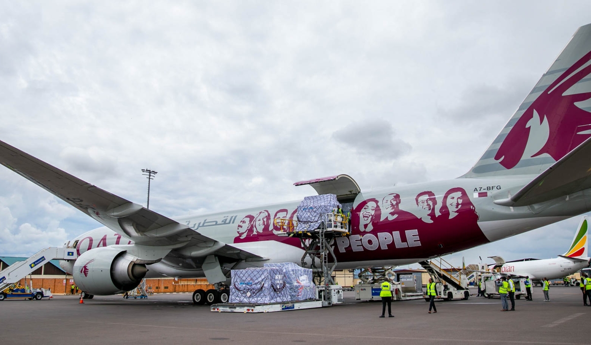 Rwanda is partnering with Qatar Airways Cargo to improve air freight capacity and help agricultural exporters access international markets. Photo by Olivie Mugwiza