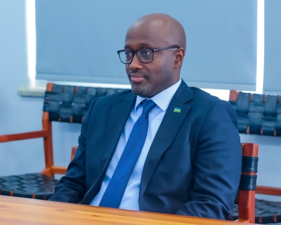 Foreign affairs minister Olivier Nduhungirehe.