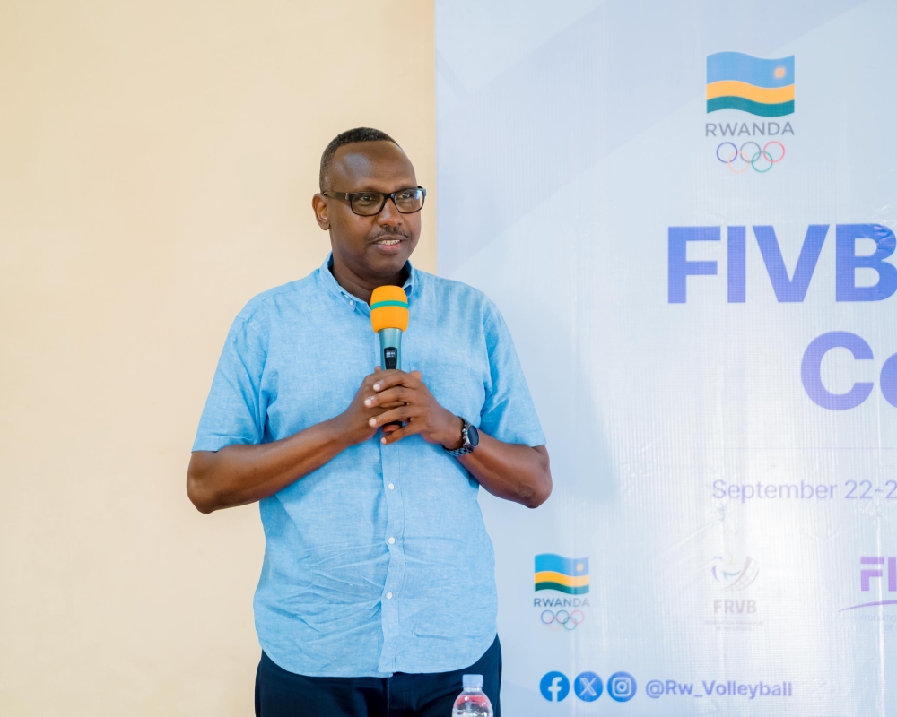 Raphael Ngarambe was re-elected to lead Rwanda Volleyball Federation until 2029-courtesy