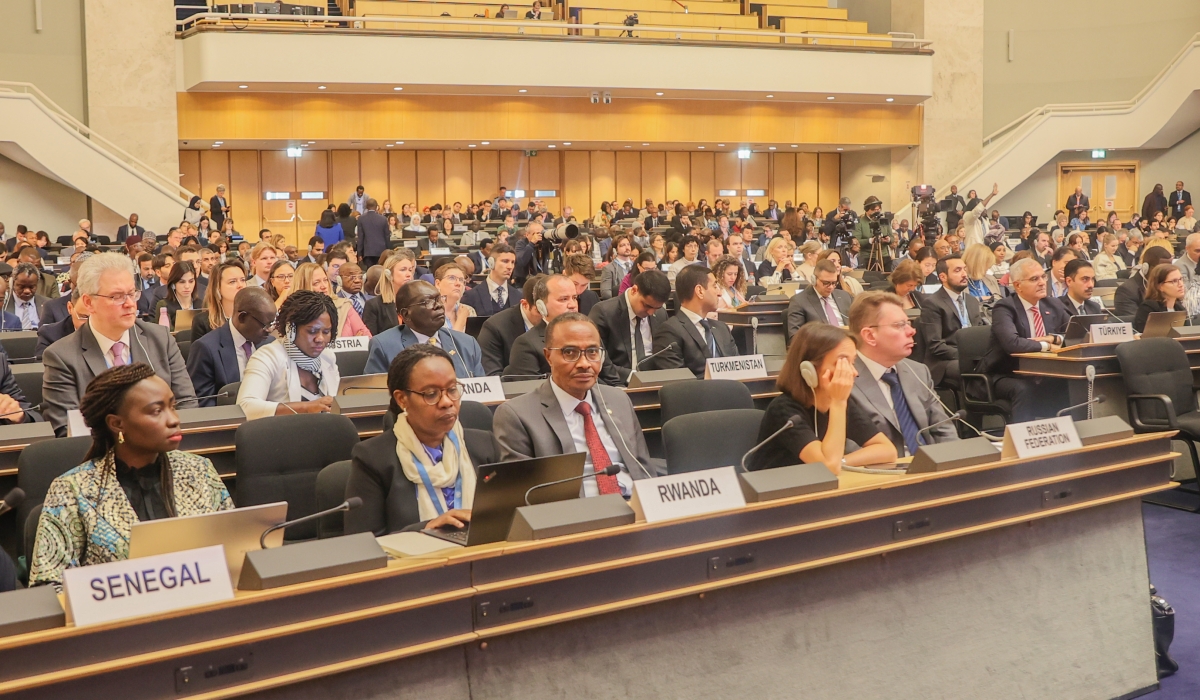 Rwanda&#039;s Minister in charge of Emergency Management, Maj Gen (Rtd) Albert Murasira, attended the 76th session of the UNHCR Executive Committee on Monday, October 6, in Geneva. Courtesy