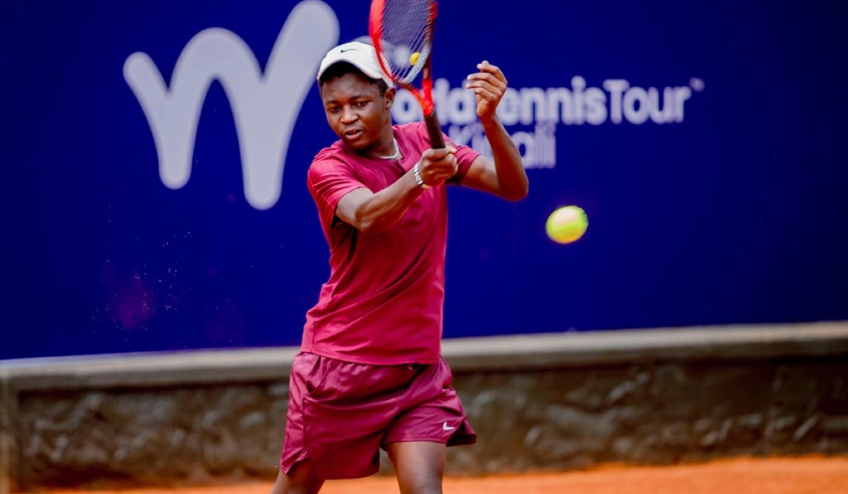 Rwanda&#039;s number one seed Claude Ishimwe was eliminated from the first round of Rwanda Open M25 after a 6-0 6-0 humbling by German prospect Marlon Vankan-courtesy