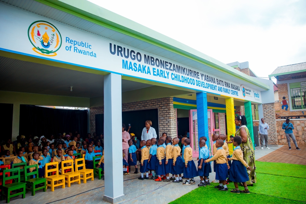 A newly inaugurated model Early Childhood Development (ECD) and Family Centre  in Masaka Sector, Kicukiro District, on Thursday, October 9. Courtesy