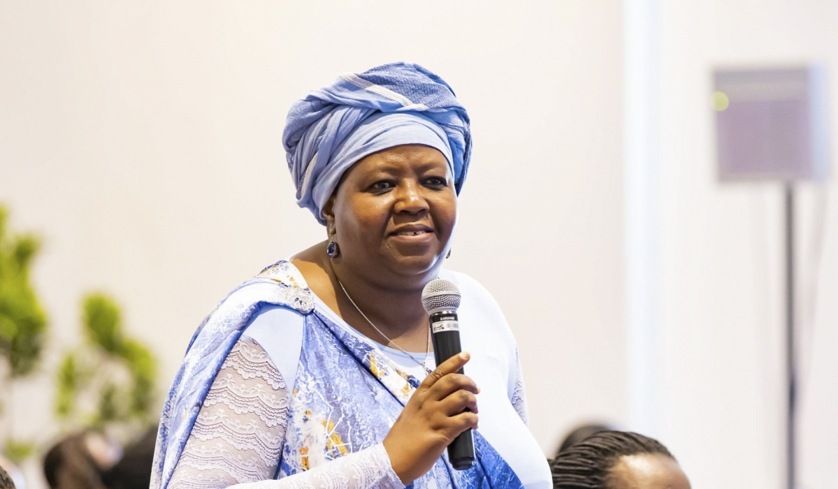 Fatuma Ndangiza, an EALA MP from Rwanda