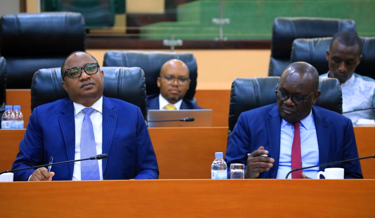 RURA’s Director General, Evariste Rugigana appearing before the Senate on Wednesday, October 8. Courtesy