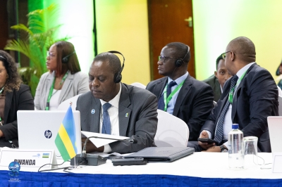 Rwanda&#039;s High Commissioner to Kenya, Ernest Rwamucyo during the Foreign Affairs Ministers from COMESA member states  in Nairobi, on Wednesday, October 9. 2