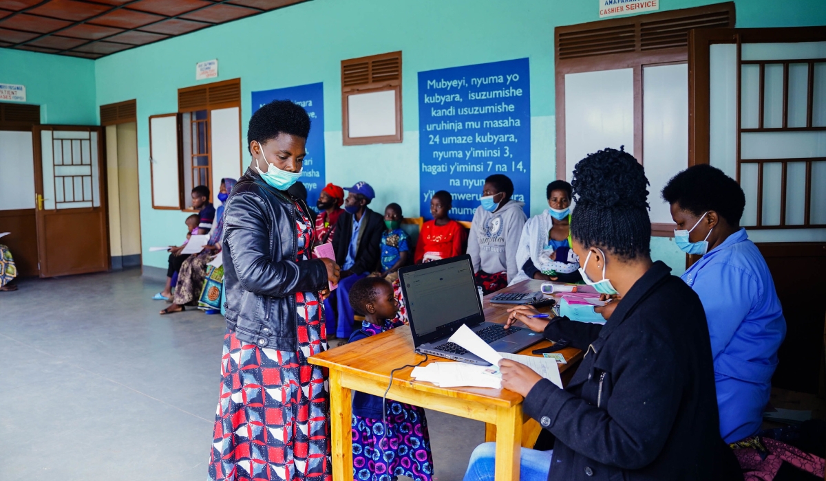 Medics attend to the patients at Girubuzima health post in Burera. File