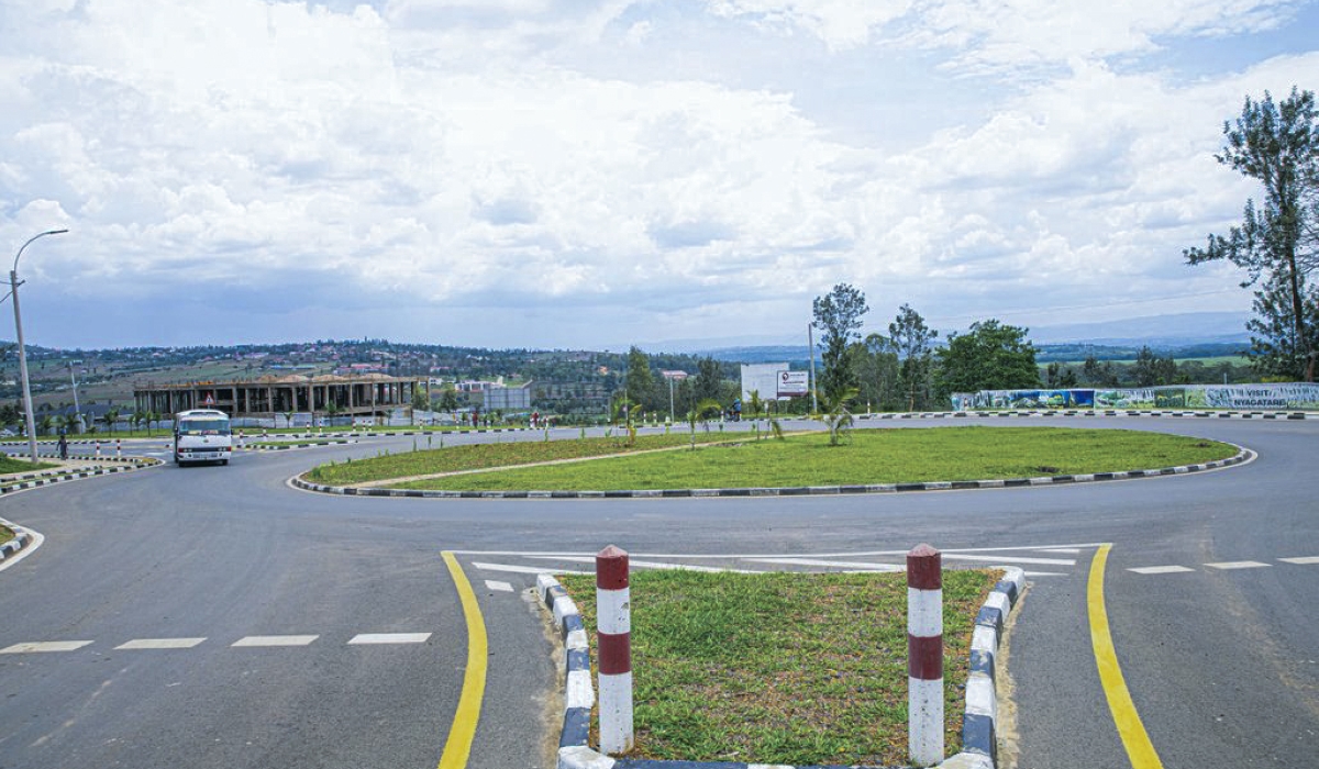 A section of the newly inaugurated Rukomo-Nyagatare road. The government inaugurated more than 150 kilometres of newly completed roads last week. Courtesy