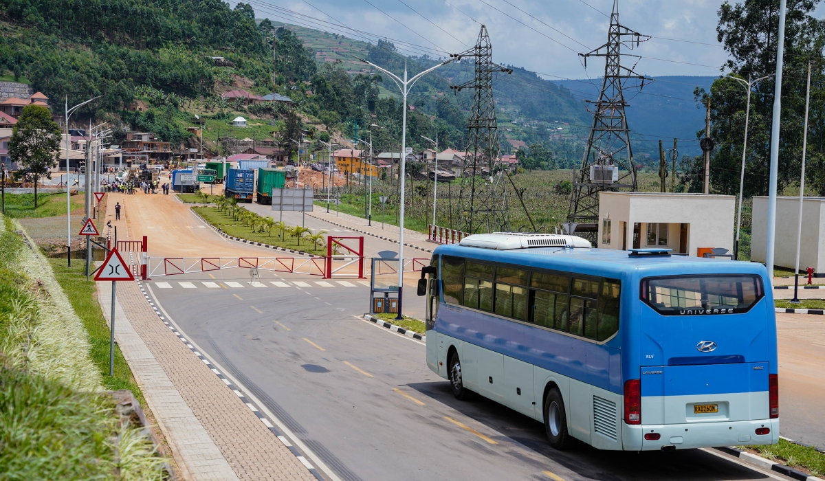 A view of Gatuna border between Rwanda and Uganda in Gicumbi District. File