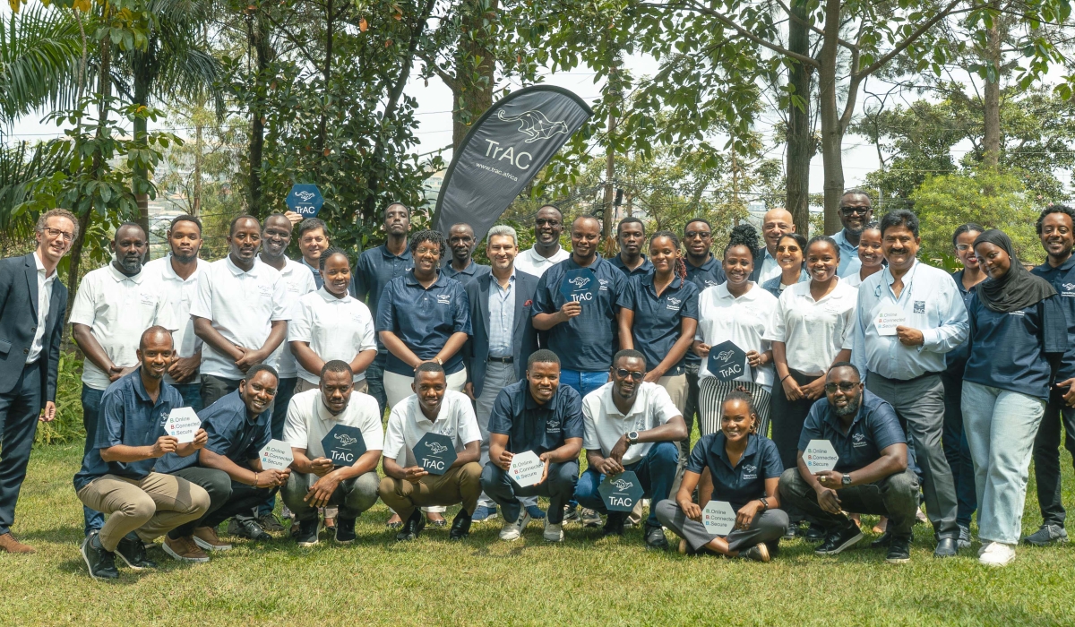 TransAfrica Communications (TrAC) officials and staff pose for a group photo. TrAC has been acquired by Connecting Communities Africa (Connecting Communities)
