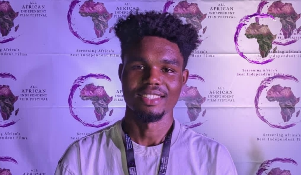 Methode Muhire is among three Rwandan filmmakers who won awards at the 2025 All African Independent Film Festival (AAIFF) which concluded in Kigali on Sunday, October 12-courtesy