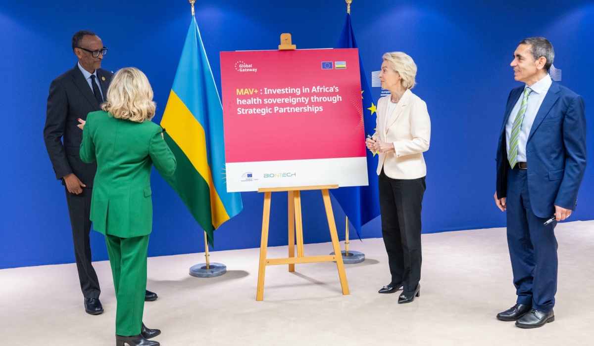 The European Union (EU) through Team Europe announced an €95 million (approximatelyRwf160bn) funding commitment to Rwanda. Courtesy