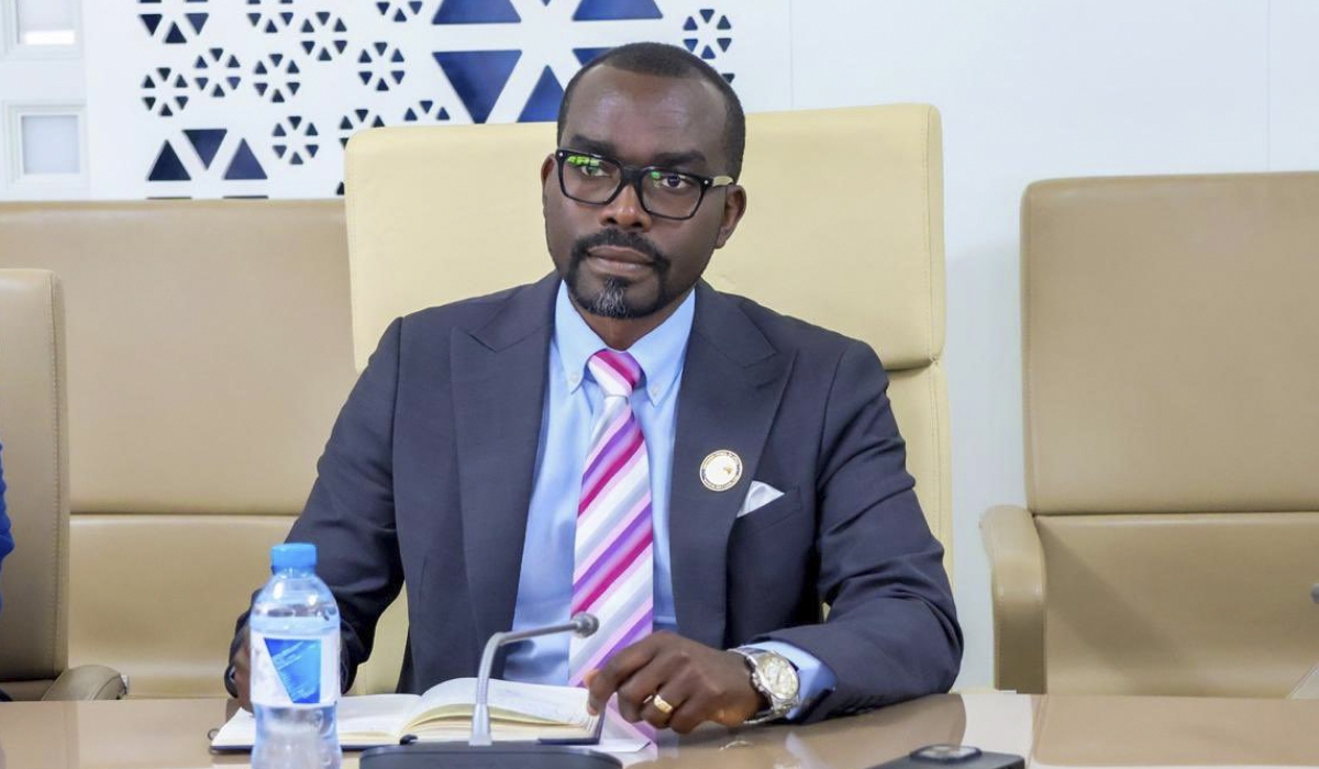 The Minister of Trade and Industry, Prudence Sebahizi during a past interview. File