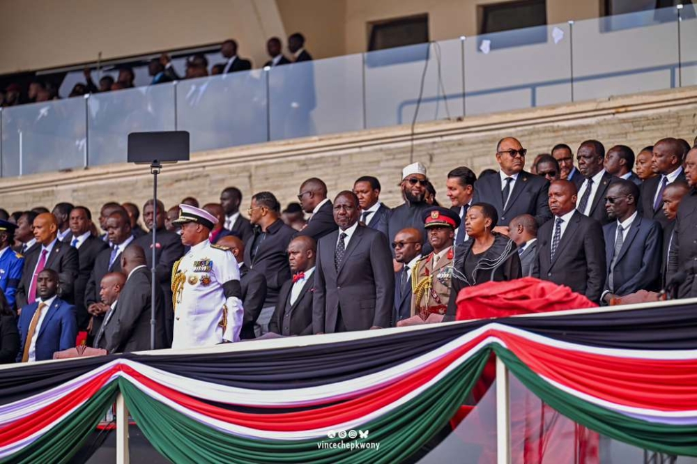 President William Ruto and other senior delegates during the event.