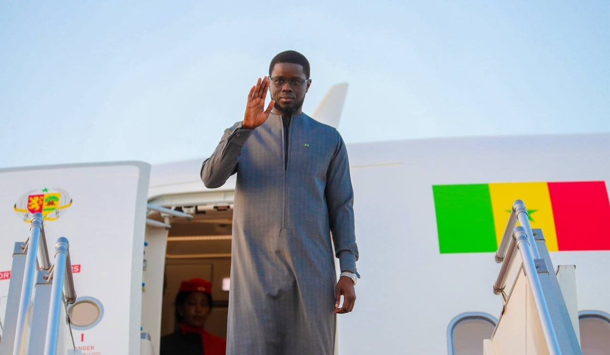 Senegalese President Bassirou Diomaye Faye departs Dakar for an official visit to Rwanda on Friday, October 17. Courtesy