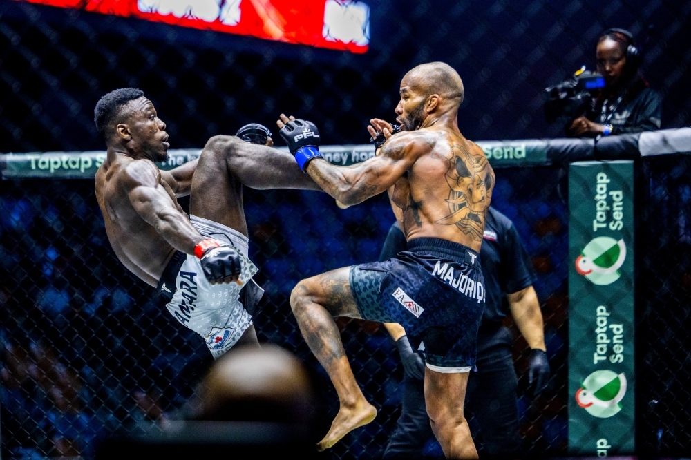 Professional Fighters League (PFL) Africa drew over 4,000 mixed martial arts (MMA) spectators at BK Arena on Saturday, October 18. All photos by Olivier Mugwiza  