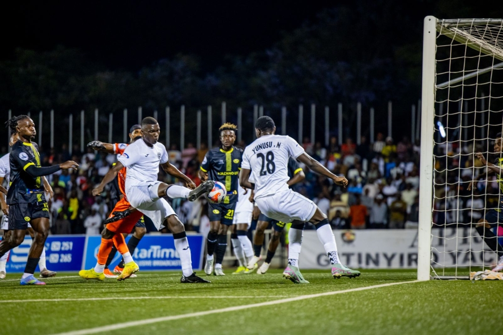 Ugandan forward Ronald Ssekiganda scored the lone goal as PAR FC beat Mukura VS at Kigali Pele Stadium on Sunday, October 19-courtesy 