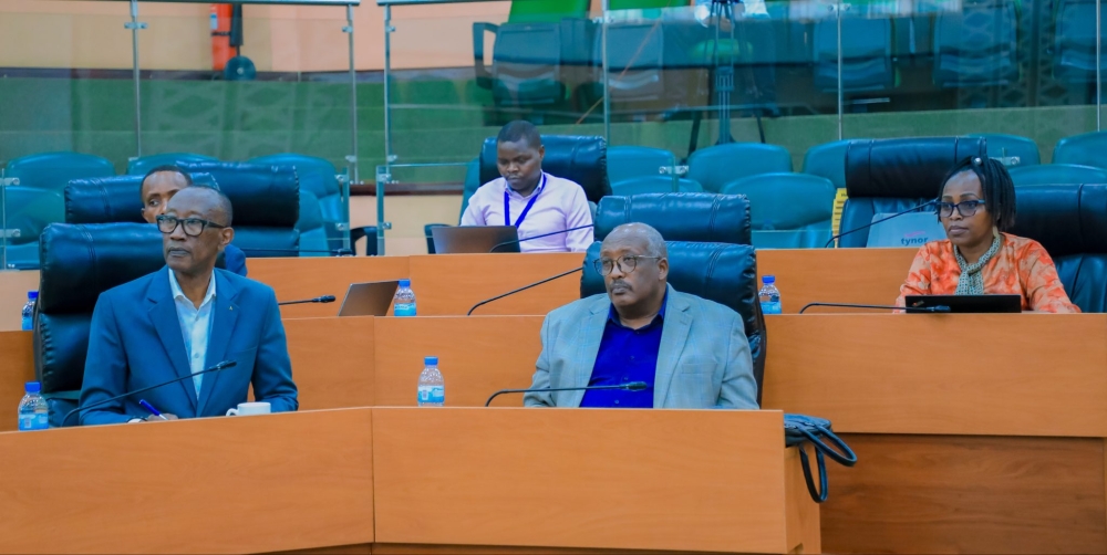 The Senate Committee on Social Affairs, meets  with the Minister of Public Service and Labour, Christine Nkulikiyinka, to assess efforts to improve the welfare of the elderly.  Courtesy