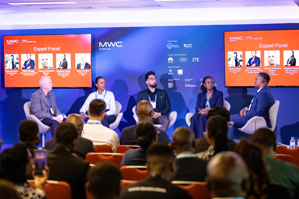 Delegates during the Mobile World Congress in Kigali on Tuesday, October 21. Photo by Dan Gatsinzi