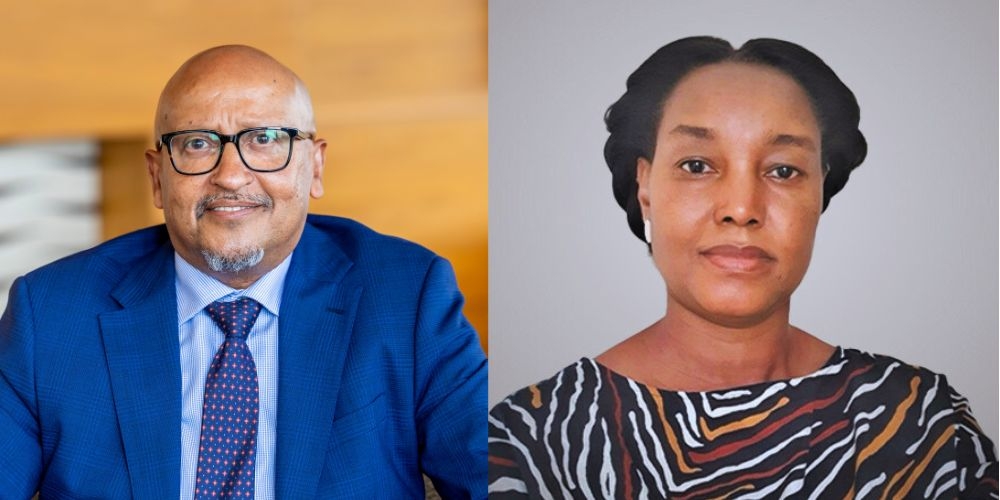 Dr. Menghis Bairu (L) is President & CEO of biotech company Bio Usawa, whereas Prof. Wanjiku Mathenge (R) is a renowned ophthalmologist in Africa.